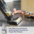 Bissell CrossWave PET PRO OXY Multi-Surface Formula, 40191, 64 oz, Removes Stuck-On Stains like Dirt, Grease, and Grime from Sealed Hard Floors and Grout, Patented Odor Elimation Technology