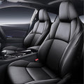 AOMSAZTO Car Seat Cover for Mazda 3 2019 2020 2021 2022 2023 2024 2025 2026 - Full Set Customized Black Faux Leather Seat Covers