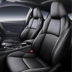 AOMSAZTO Car Seat Cover for Mazda 3 2019 2020 2021 2022 2023 2024 2025 2026 - Full Set Customized Black Faux Leather Seat Covers