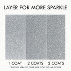 Rust-Oleum 267734 Spray Paint, Each, Silver Glitter