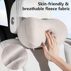 Car Neck Pillow Ergonomic Design Memory Foam Softness Car Headrest Pillow for Neck Support Cushion for Driving, Universal Fit Head Rest Travel Pillow, Fits All Vehicles, Gray, 1 Pack