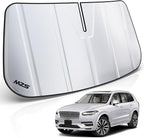 MZS Windshield Sun Shade Compatible with XC90 2016-2026, Foldable Car Front Window Sunshade with Storage Pouch, Sun Visor Shield Accessories for Interior Protector