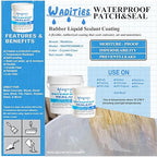 Invisible Waterproof Agent 500g(18oz), Wall Bathroom Roof Waterproof Coating, Transparent Repairing Leak Sealant for Indoor & Outdoor