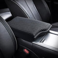 KMMOTORS Center Console Cover for Palisade 2023, 2024, 2025 – Thick Armrest Cushion Pad, Interior Accessories Protector, Funda de Consola para Palisade (Black, Facelift Design)