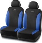 Skechers Car Seat Covers, Work Leather Seat Covers 5-Times Stronger Built-in Webbing, Oxford Fabric Front Seat Cover, Airbag Compatible, Automotive Comfort for Cars, Trucks, SUVs,Bule