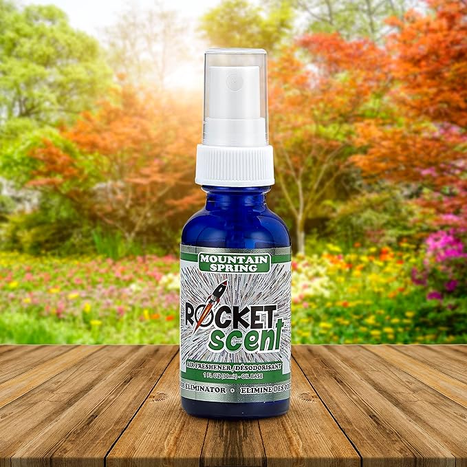 Rocket Scent - Oil Air Fresheners + Odor & Smoke Eliminator + Home, Car, Office, Bathroom Deodorizer (Crisp Scents)