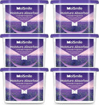 Moisture Absorbers 6 Packs, 10.8 Oz Lavender Vanilla Efficient Humidity Absorber ＆ Odor Eliminator Boxes, Refillable Car Dehumidifier for Closet, Bathroom, Basement＆ RV