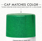 Rust-Oleum 277781-6PK Specialty Glitter Spray Paint, 10.25 Oz, Kelly Green, 6 Pack