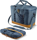CleverMade Collapsible Insulated Cooler Bag – Leakproof Soft Cooler for Beach, Travel, Car – Bottle Opener