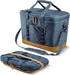 CleverMade Collapsible Insulated Cooler Bag – Leakproof Soft Cooler for Beach, Travel, Car – Bottle Opener
