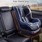 Sinvitron Car Seat Protector for Child Car Seat - Waterproof Non-Slip Leather Mat with 2 Mesh Pockets, Universal Seat Cover for Baby, Pets & Vehicles(2-Pack, Brown)