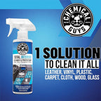 Chemical Guys Complete Leather Cleaner and Conditioner Detailing Kit with Total Interior, for Cars, Home, Office, and More (Works on Natural, Faux Leather and More) 9 Items - HOL412