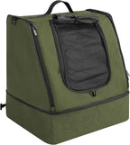 apollo walker Portable Cat Travel Litter Box with Zipped Waterproof Bag,No Collapse with Hard Base Insert at Bottom, No Leakage, No Smell, Easy to Carry, Easy to Use in Hotels