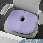 Skechers Seat Cushion Memory Foam,Donut Pillow Office Chair Cushion for Tailbone Pain Relief,Butt Pillow for Office Chair,Car seat Cushion,Long Sitting Office Workers,and Car Drivers,Purple