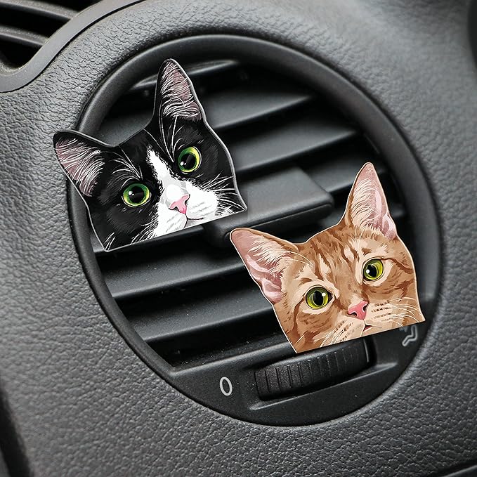 WIRESTER Fresh Scented Car Air Freshener Vent Clip, Decorative Accessories, Interior Decoration for Cars