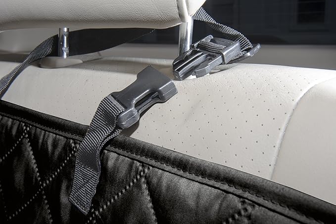 Furhaven Universal Water-Resistant Quilted Single Car Seat Protector - Black, One Size