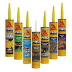 Sika Sikaflex - White - Construction sealant (White) - All-Purpose Polyurethane sealant - for All Types of Joints 1/2" or Smaller - 10.1 fl oz (Pack of 2)