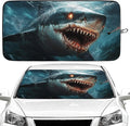 Big Fish Car Windshield Sun Shade Foldable Sunshade Front Window Cover Sun Visor Protector Accessories (59x27.5 inches)