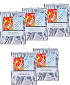Superio Hot and Cold Insulated Bags for Food Delivery, Grocery Shopping Bags, Food Storage for Hot and Frozen Food for Travel, Disposable Cooler Bag, Reinforced Thermal Lunch Bag (5, 13.5"x17.5")
