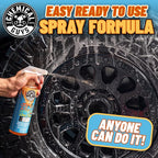 Chemical Guys CLD1051602 Sticky Gel Citrus Wheel Cleaner Gel, (Safe For All Wheel Types) Works on Cars, Trucks, SUVs, Motorcycles, RVs & More, 16 fl oz (2 Pack)