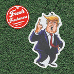 Fresh Fresheners Cute Funny Car Air Fresheners 4-pack (Make Scents Great Again)