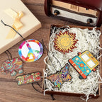 12 Pcs Scented Hippie Car Accessories - Cute Car Fresheners for Women & Men - Hanging Freshener for Interior Decoration
