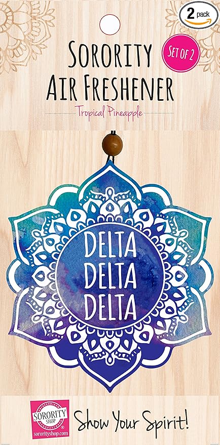 Delta Delta Delta - Mandala Air Freshener - 2/Pack