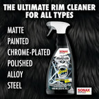 SONAX Beast Wheel Cleaner | Brake Dust Cleaner | Color Changing Rim Cleaner | Strong Wheel Cleaner | Easy Wheel and Rim Cleaning | Removes Baked On Brake Dust | 433500 | 5 Liter