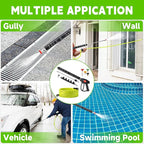 M MINGLE Pressure Washer Hose and Gun Kit, 25 FT Power Washer Hose with 5 Nozzle Tips and M22-14mm Fitting, Replacement for Ryobi, Simpson, Craftsman