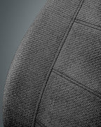 Road Comforts Car Seat Covers Full Set, Front and Split Rear Bench Seat Cover for Car, Universal Cloth Seat Protectors for SUV, Sedan, Van, Automotive Interior Covers Set, Airbag Compatible, Black