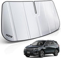 MZS Windshield Sun Shade Compatible with Equinox 2018-2026, Foldable SUV Front Window Sunshade with Storage Pouch, Sun Visor Shield Accessories for Interior Protector