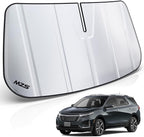 MZS Windshield Sun Shade Compatible with Equinox 2018-2026, Foldable SUV Front Window Sunshade with Storage Pouch, Sun Visor Shield Accessories for Interior Protector
