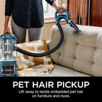 Shark Upright Vacuum, Navigator Lift-Away with Self-Cleaning Brushroll, HEPA Filter, Swivel Steering, Upholstery Tool & Pet Crevice Tool, Perfect for Pets & Multi-Surface, Teal, ZU503AMZ