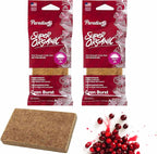 2 Pc Paradise Super Organic Cran Burst Scent Air Freshener Block Stone Fragrance