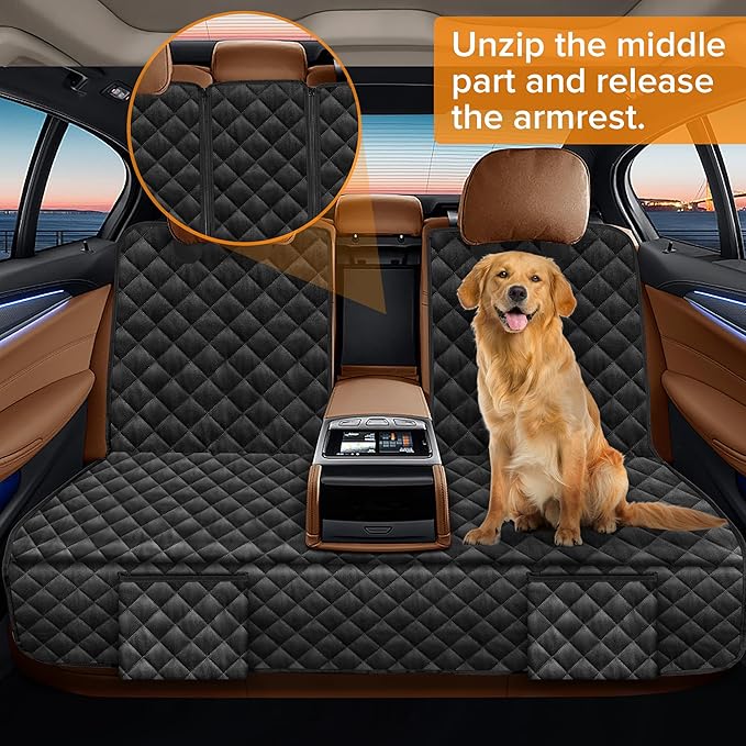 Dog Car Seat Cover for Back Seat Compatible with Subaru Outback Crosstrek Forester Ascent Impreza WRX Legacy BRZ Tribeca Accessories, Waterproof Non-Slip Pet Bench Backseat Covers 2026 New