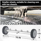 M MINGLE Undercarriage Pressure Washer Attachment, 16 Inch Powerful Under Car Washer with Foam Cannon and Car Wash Mitt, 4000 PSI