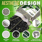 8 Bags x 200g Nature Fresh Activated Charcoal Odor Absorber, Bamboo Charcoal Air Purifying Bag, Odor Eliminator for Home, Car, Cigarette Smoke, Dog, Cat, Shoes