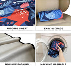 Car Seat Covers 2pcs Waterproof Towel Car Seat Cover Universal Fit for Most Trucks SUV Fitness Athletes Pets Gym and Water Sport，Dinosaur