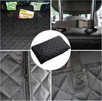 SUV Cargo Liner for Dog Car Seat Cover for Pets Waterproof Cargo Cover Dog Seat Mat for SUVs Sedans Vans with Bumper Flap Protector, Non-Slip, Black 70"x40"