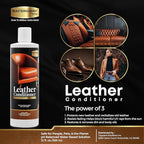 MASTERGUARD Leather Conditioner – Water-Based, Non-Toxic Formula for Furniture, Car Seats, Boots, Jackets & Purses – Conditions, Protects & Revives Leather – Safe for People & Pets