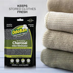 OdoBan Air Purifying Charcoal Natural Odor Eliminator, Non-Toxic Formula, Made in the USA, Fragrance Free, 10 Gram Bags, 72 Total
