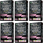 Treefrog Xtreme Fresh Box Charcoal White Peach Scent 6-Pack Car Air Freshener, Deodorizer and Neutralizer air, Plus Smelling Great, Black Bamboo Charcoal, Generously Large Size 200g.