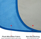Waterproof Sweating Car Seat Cover for Post Gym Workout, Running, Swimming, Beach and Hiking, Universal Fit Non-Slip Bucket Seat Protector for Cars SUV Trucks, Machine Washable (Light Blue)