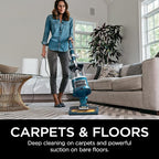 Shark Upright Vacuum, Navigator Lift-Away with Self-Cleaning Brushroll, HEPA Filter, Swivel Steering, Upholstery Tool & Pet Crevice Tool, Perfect for Pets & Multi-Surface, Teal, ZU503AMZ