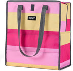 PackIt Freezable Grocery Tote, with EcoFreeze Technology, Foldable, Reusable, Zip Closure, Dual Handles