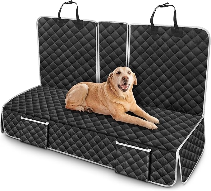 Dog Car Seat Cover Compatible with Volvo XC40 XC60 S60 S90 Back Seat Accessories, Waterproof Pet Bench Backseat Covers with Non-Slip Backing - 2026 New