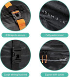 BRAMBLE Strong Car Roof Bag Rooftop Cargo Carrier 20 Cubic Feet, 100% Waterproof & Tear Resistant Car Roof Cargo Carrier, Fit for All Cars with/Without Roof Rack, Include Non-Slip Mat, Hooks, Straps