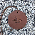 Air Flair | Leather Car Air Freshener | Love Never Fails (Brown, 1) Leather Scent