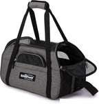 EliteField Soft Sided Pet Carrier (3 Year Warranty, Airline Approved), Multiple Sizes and Colors Available (Large: 19" L x 10" W x 13" H, Charcoal Gray)