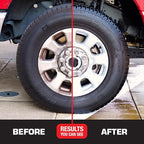 Black Magic 120253 Intense Foam Wheel & Tire Cleaner w/High Foaming Deep Clean Formula to Remove Dirt, Grime & Brake Dust - Cherry Scent